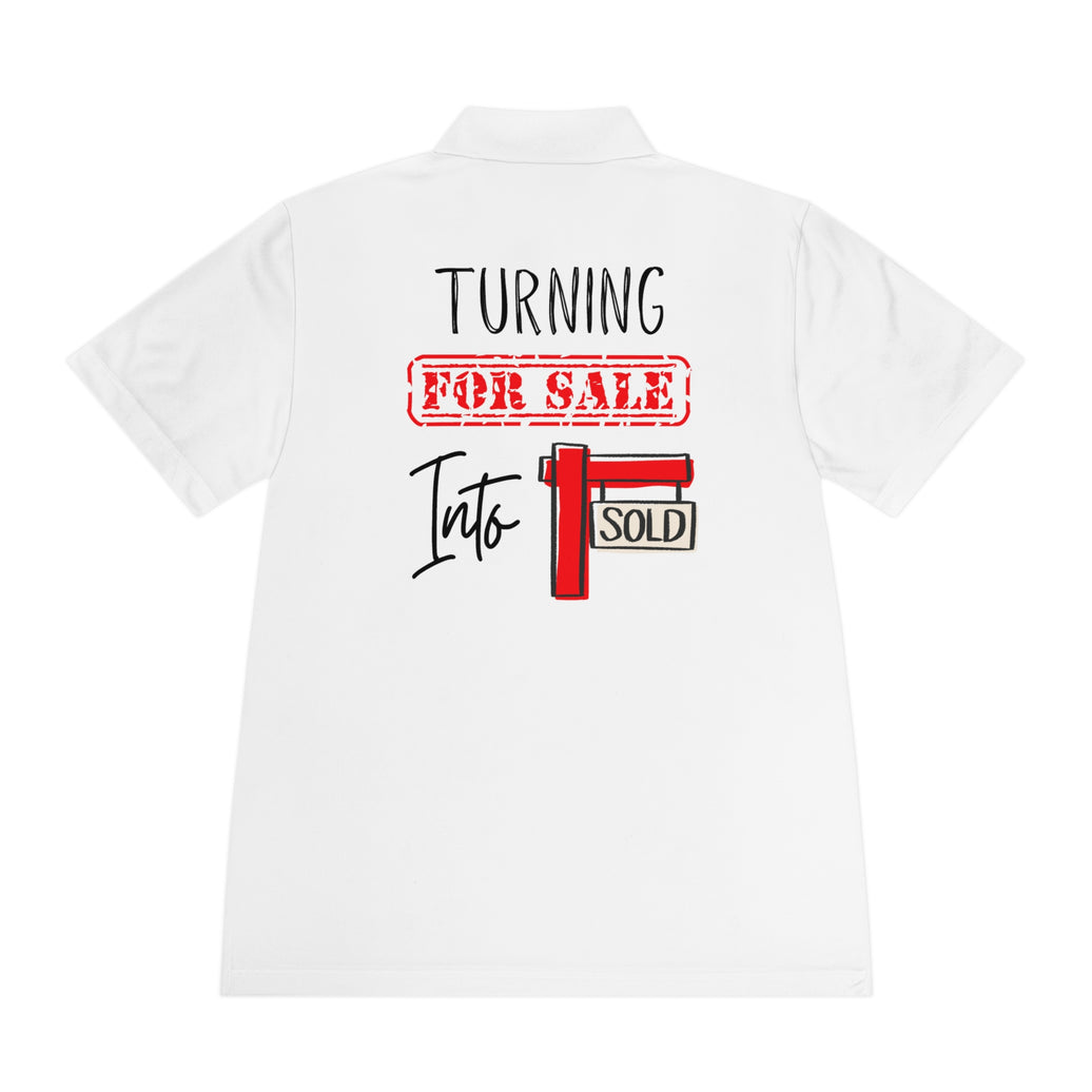 Turning For Sale into Sold - Men's Sport Polo Shirt