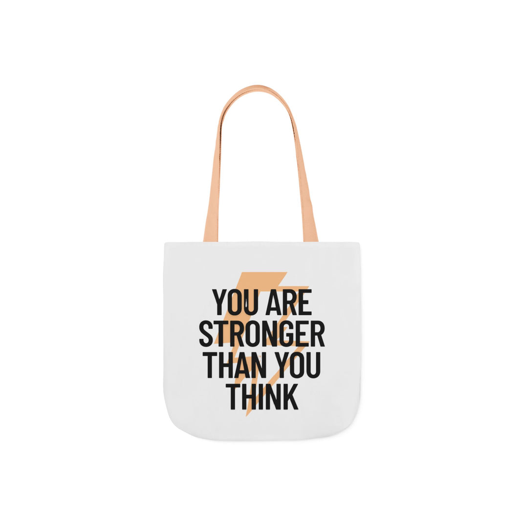 You are Stronger than you Think - Canvas Tote Bag, 5-Color Straps
