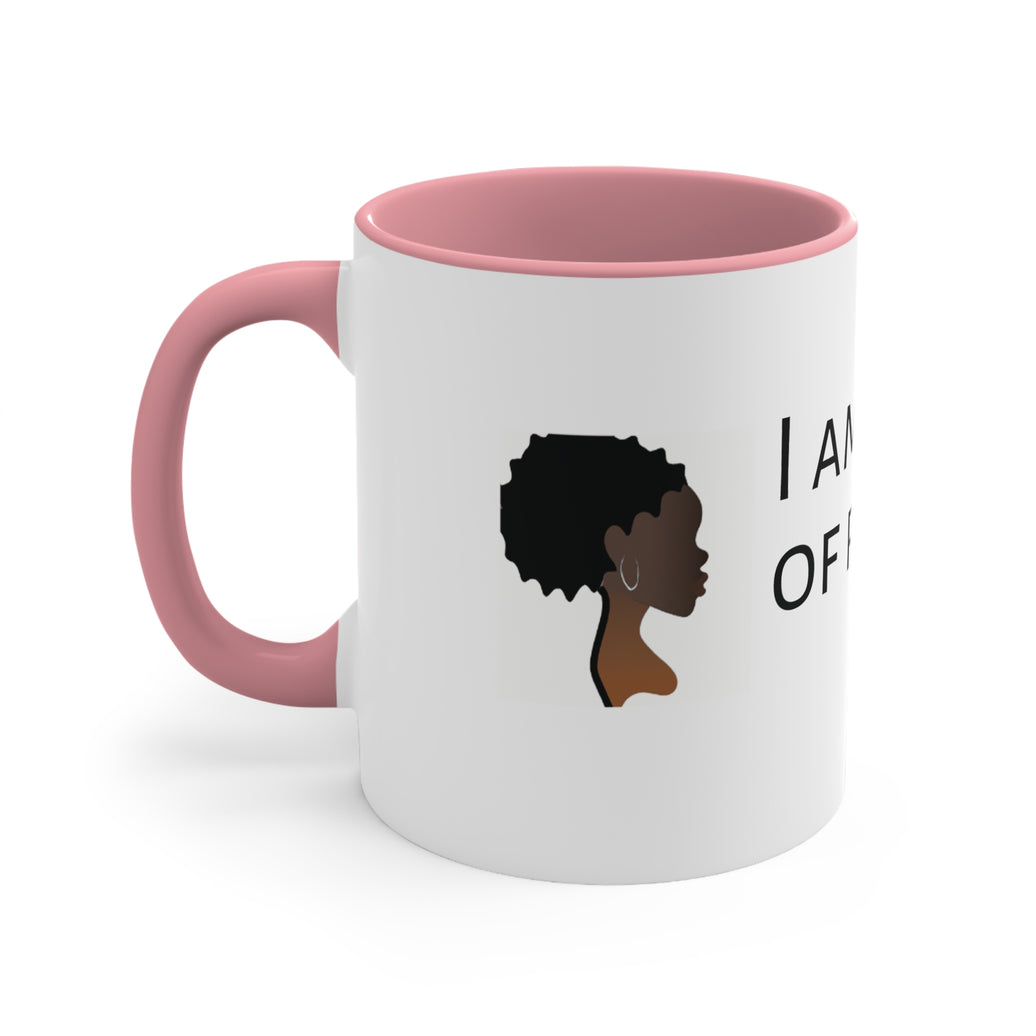 " I Am A Testament Of Resilience" Accent Coffee Mug, 11oz Inspiration