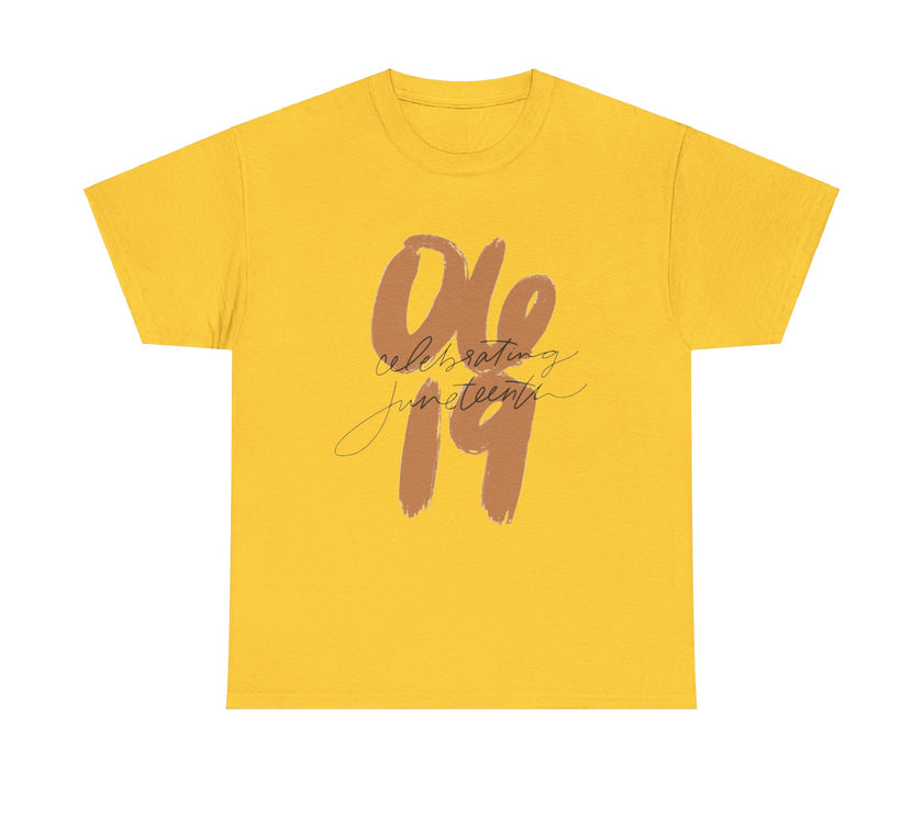 06-19 Celebrating Juneteenth - Unisex Heavy Cotton Tee