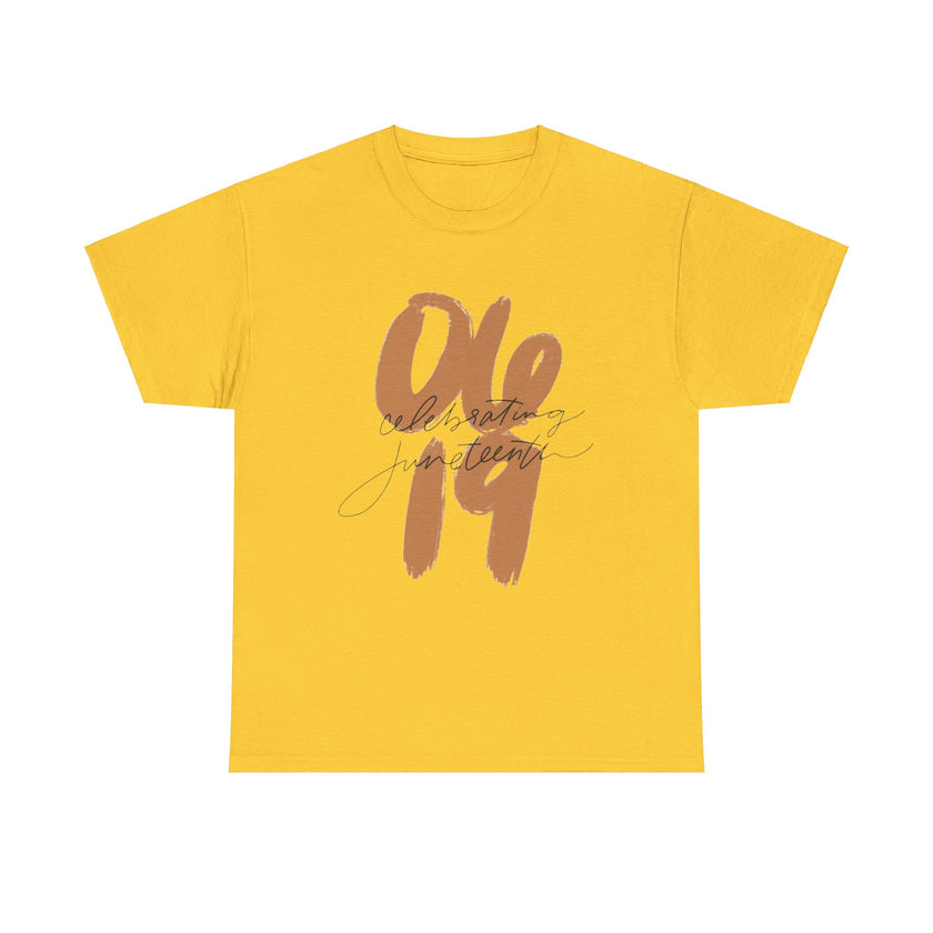 06-19 Celebrating Juneteenth - Unisex Heavy Cotton Tee