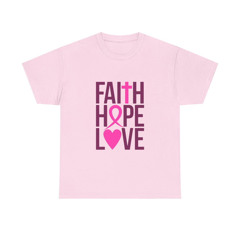 Faith, Hope, Love - Unisex Heavy Cotton Tee