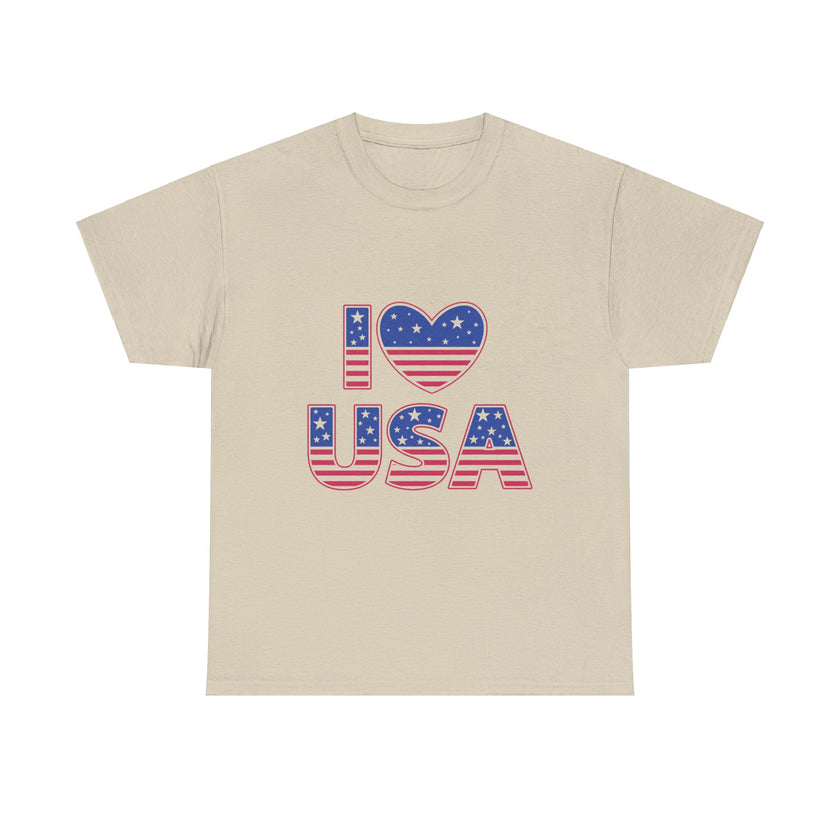 I Love America - Unisex Heavy Cotton Tee