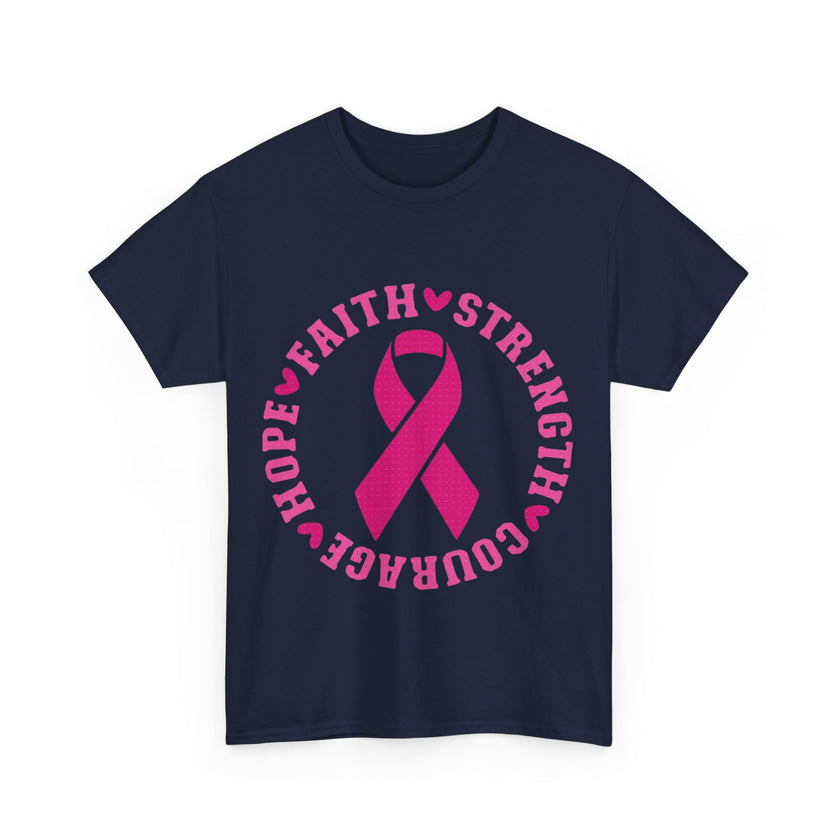 Faith, Strength, Courage, Hope - Unisex Heavy Cotton Tee