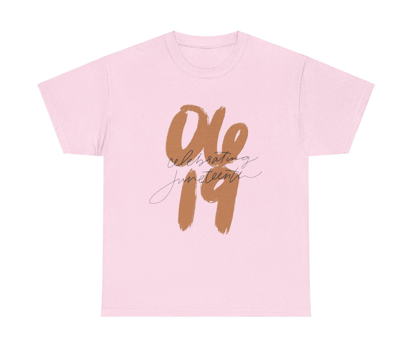 06-19 Celebrating Juneteenth - Unisex Heavy Cotton Tee