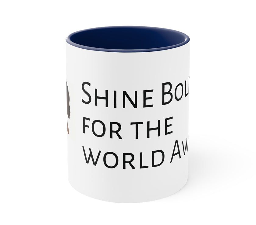 " I Am A Testament Of Resilience" Accent Coffee Mug, 11oz Inspiration