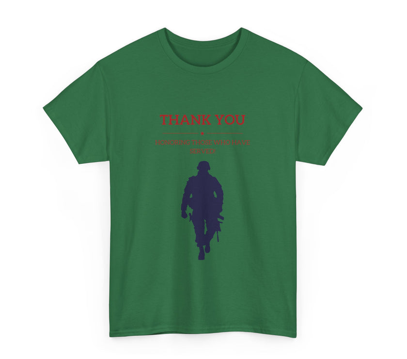 Thankyou Serving those who have served - Unisex Heavy Cotton Tee