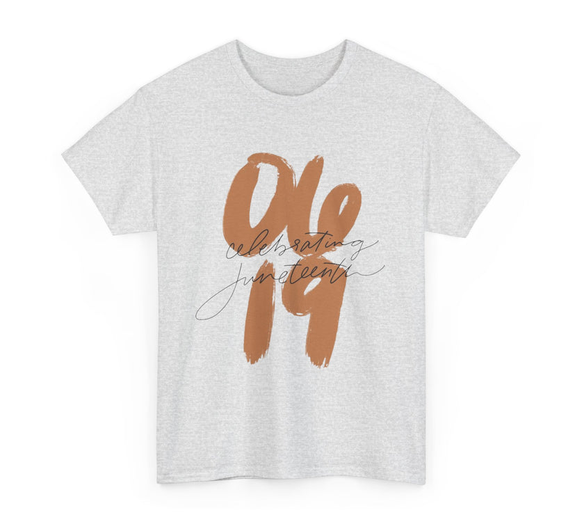 06-19 Celebrating Juneteenth - Unisex Heavy Cotton Tee