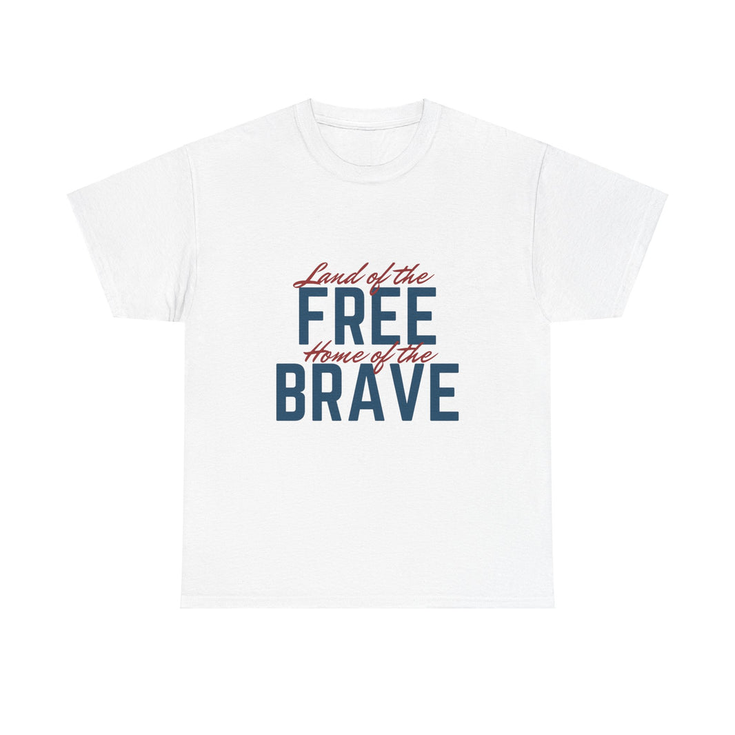 Land of the Free, Home of the Brave - Unisex Heavy Cotton Tee