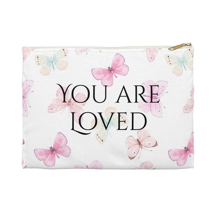 "You are Loved" Accessory/Makeup Pouch