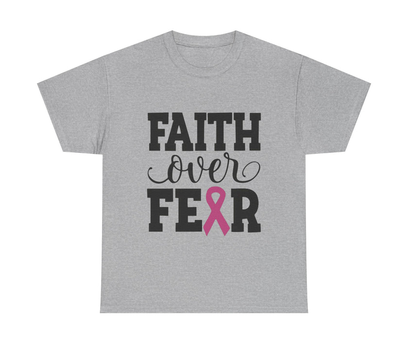 Faith Over Fear - Unisex Heavy Cotton Tee