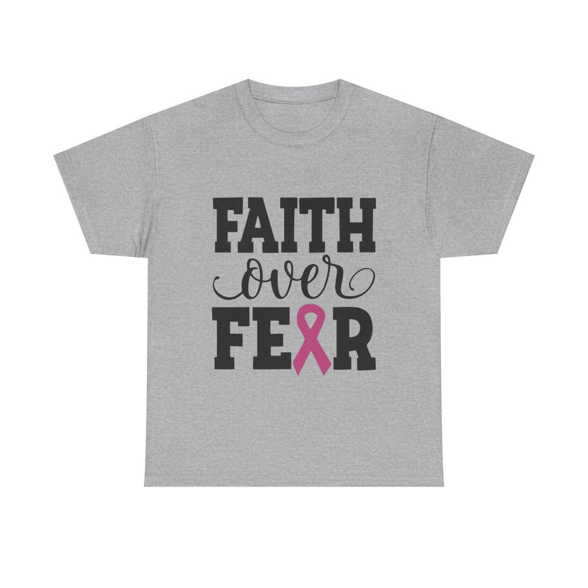 Faith Over Fear - Unisex Heavy Cotton Tee
