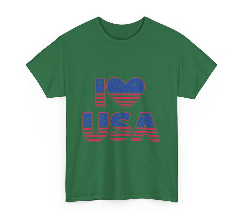 I Love America - Unisex Heavy Cotton Tee