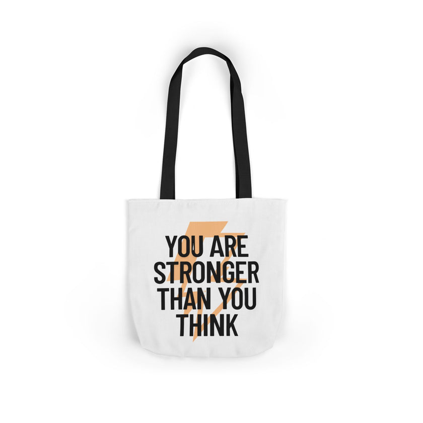 You are Stronger than you Think - Canvas Tote Bag, 5-Color Straps