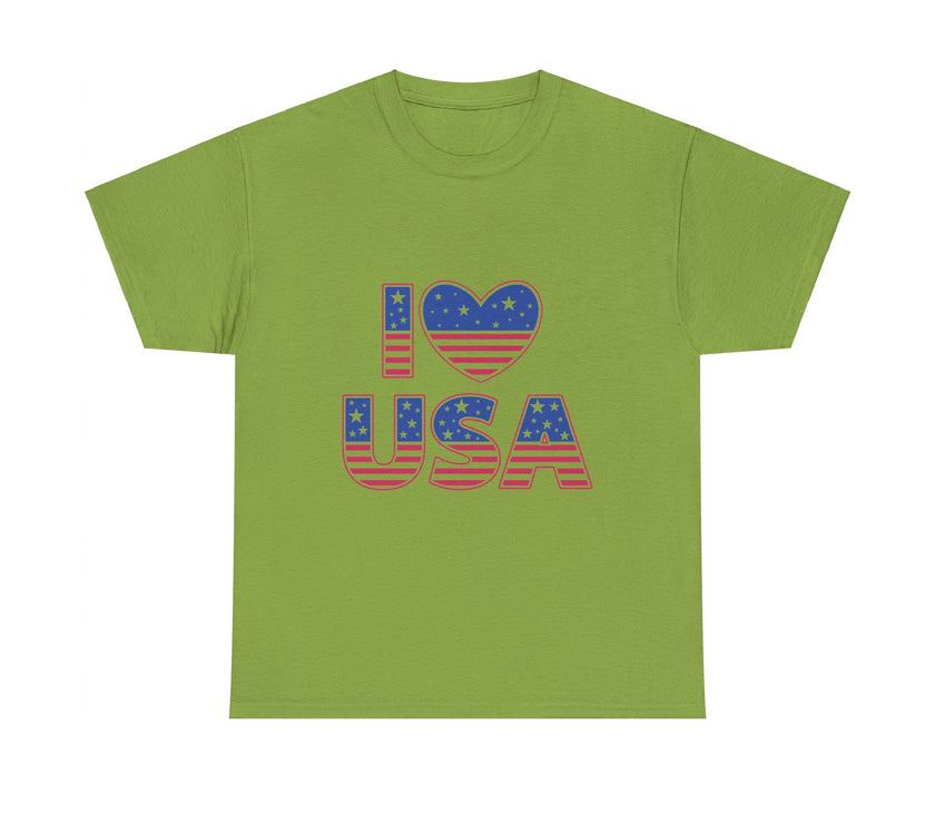 I Love America - Unisex Heavy Cotton Tee