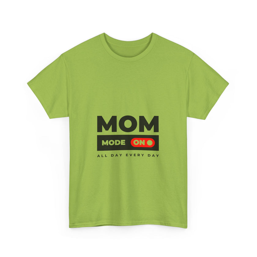 Mom Mode On - Unisex Heavy Cotton Tee