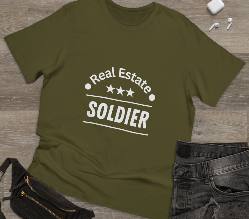 "Real Estate Soldier" Unisex Deluxe T-shirt