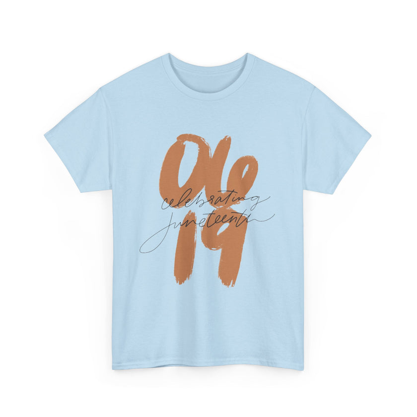 06-19 Celebrating Juneteenth - Unisex Heavy Cotton Tee