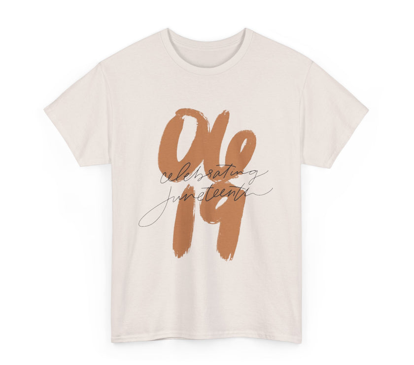 06-19 Celebrating Juneteenth - Unisex Heavy Cotton Tee