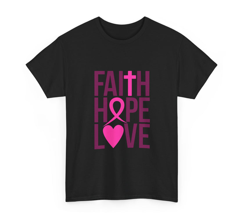 Faith, Hope, Love - Unisex Heavy Cotton Tee
