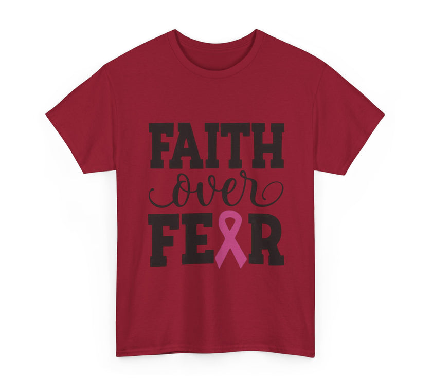 Faith Over Fear - Unisex Heavy Cotton Tee