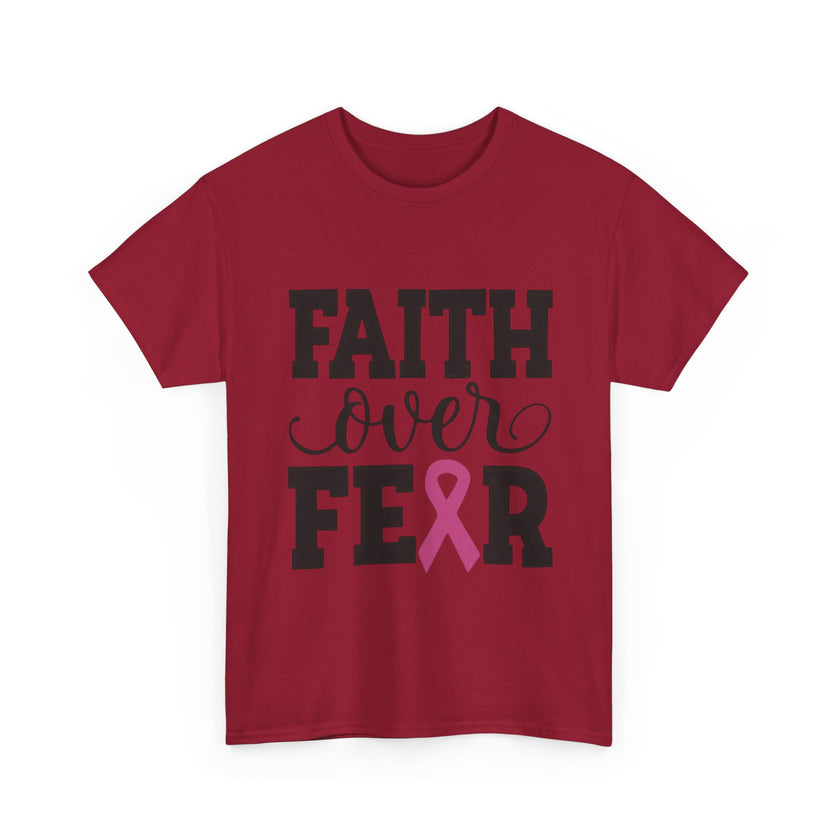 Faith Over Fear - Unisex Heavy Cotton Tee