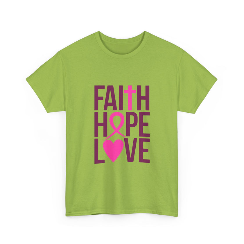 Faith, Hope, Love - Unisex Heavy Cotton Tee
