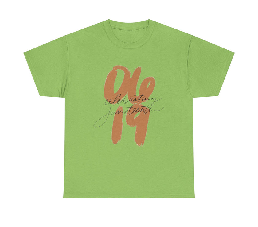 06-19 Celebrating Juneteenth - Unisex Heavy Cotton Tee