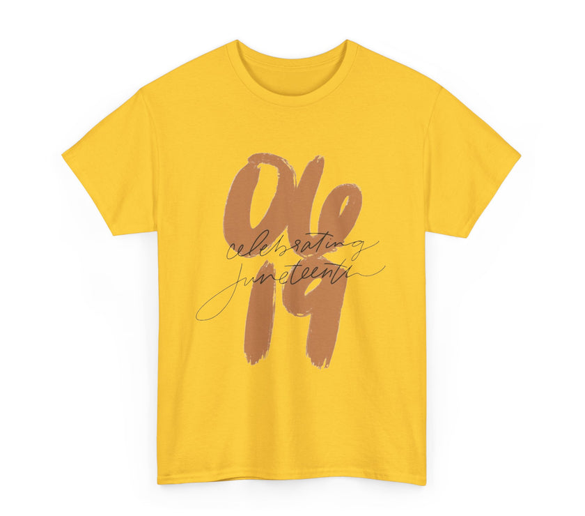 06-19 Celebrating Juneteenth - Unisex Heavy Cotton Tee