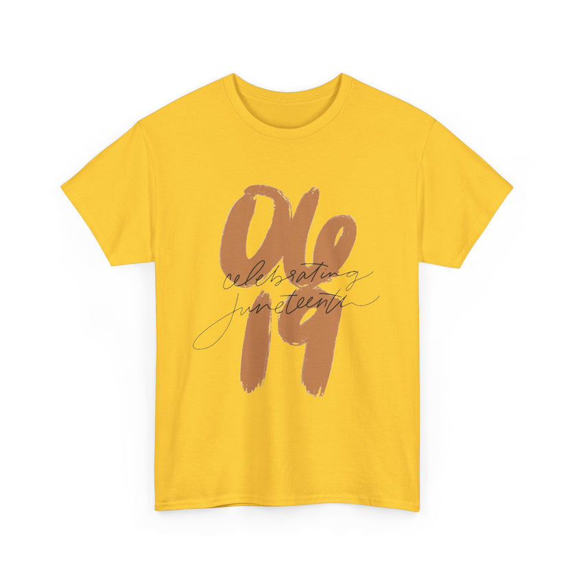 06-19 Celebrating Juneteenth - Unisex Heavy Cotton Tee