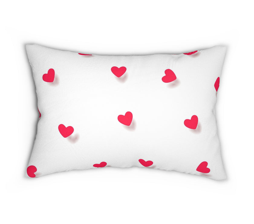 "Spreading Love & Joy, One Smile at a Time" Spun Polyester Lumbar Pillow