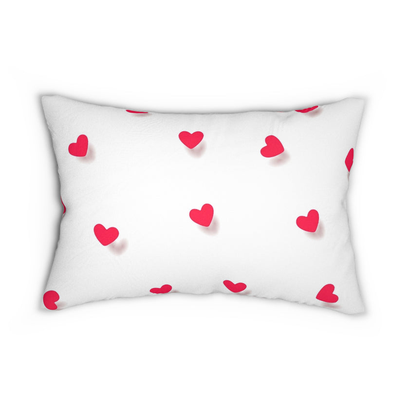 "Spreading Love & Joy, One Smile at a Time" Spun Polyester Lumbar Pillow