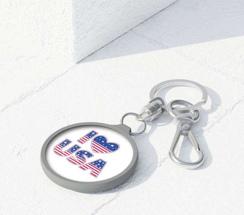 I Love America - Keyring Tag