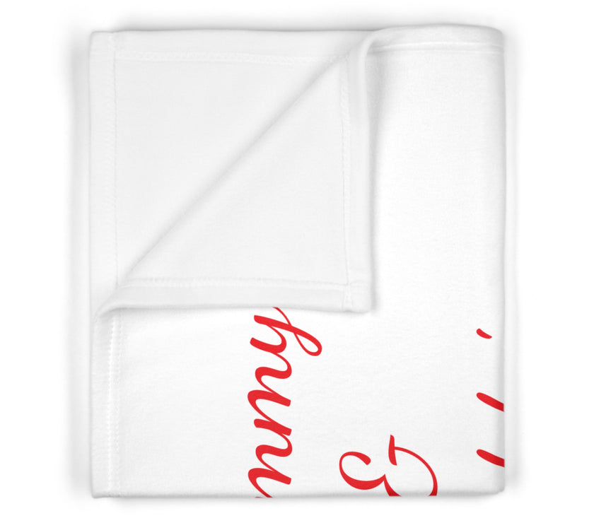 "Mommy & Daddy's Little Valentine" Soft Fleece Baby Blanket