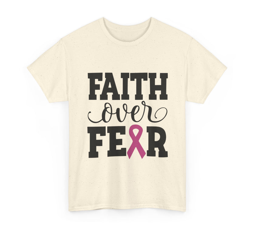 Faith Over Fear - Unisex Heavy Cotton Tee