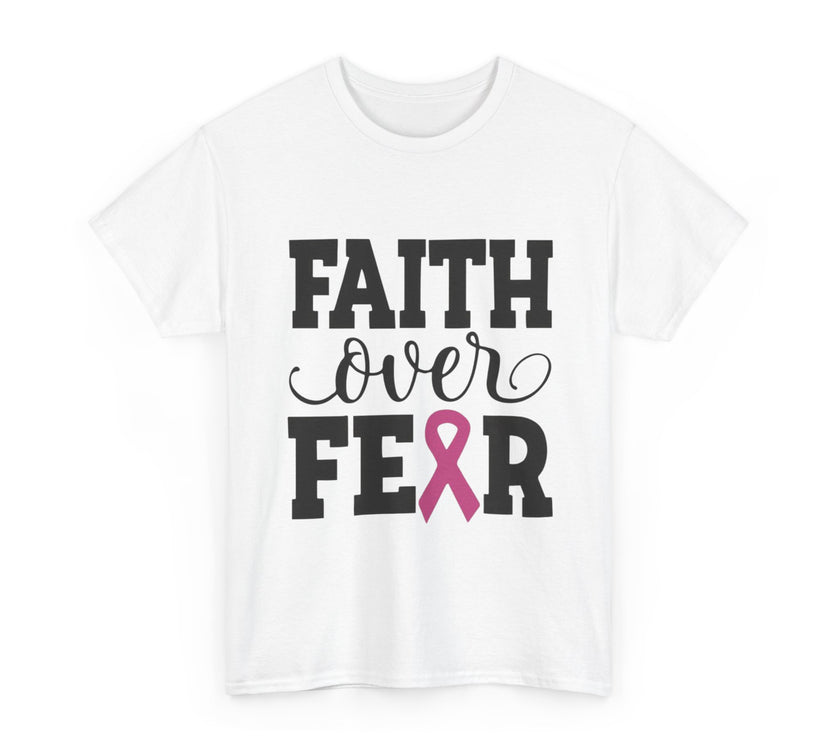 Faith Over Fear - Unisex Heavy Cotton Tee