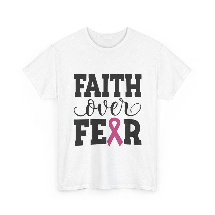 Faith Over Fear - Unisex Heavy Cotton Tee