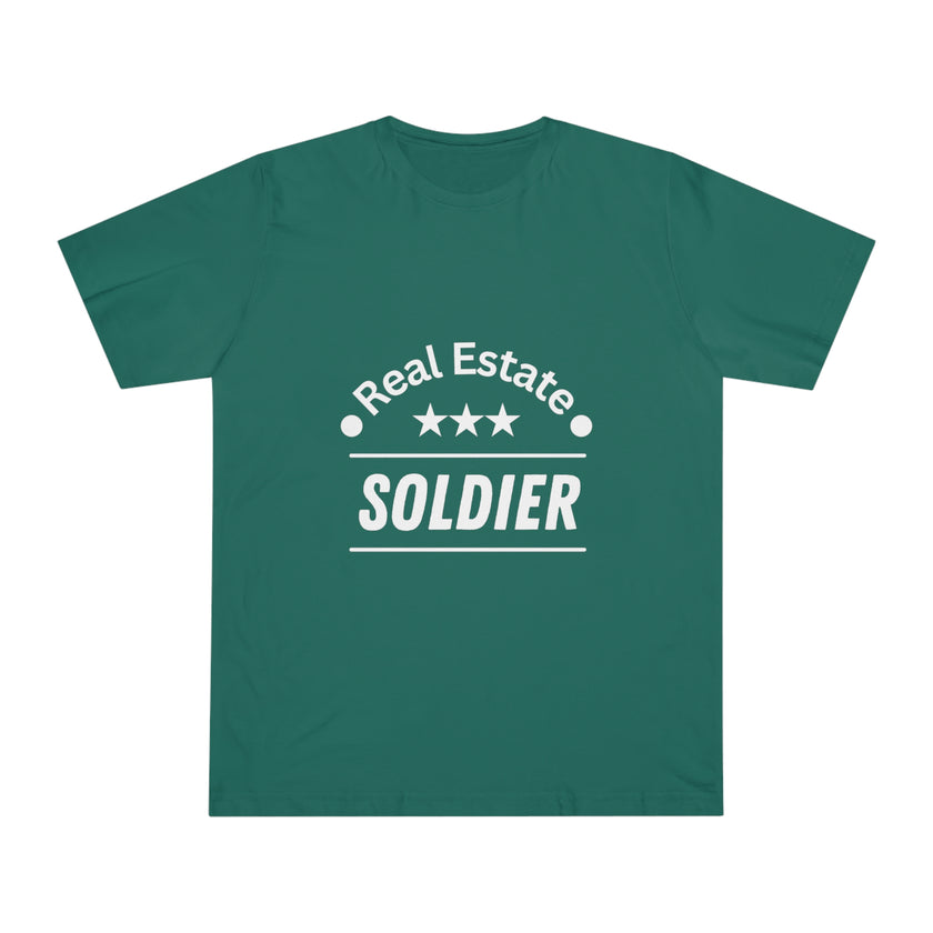 "Real Estate Soldier" Unisex Deluxe T-shirt