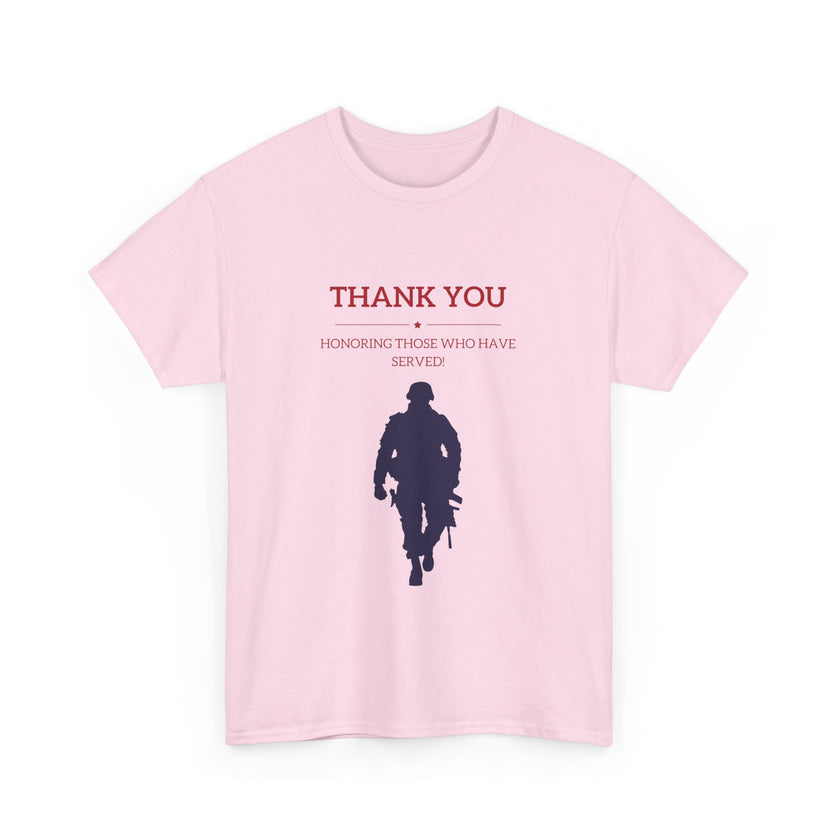 Thankyou Serving those who have served - Unisex Heavy Cotton Tee