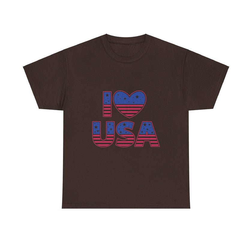 I Love America - Unisex Heavy Cotton Tee