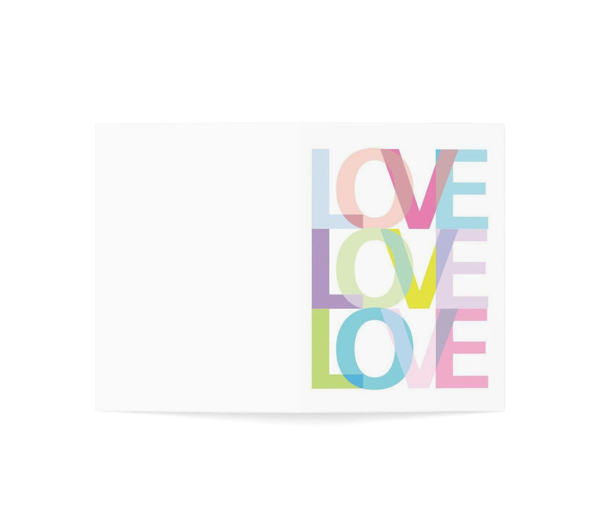 LOVE - Greeting Cards (1, 10, 30, and 50pcs)