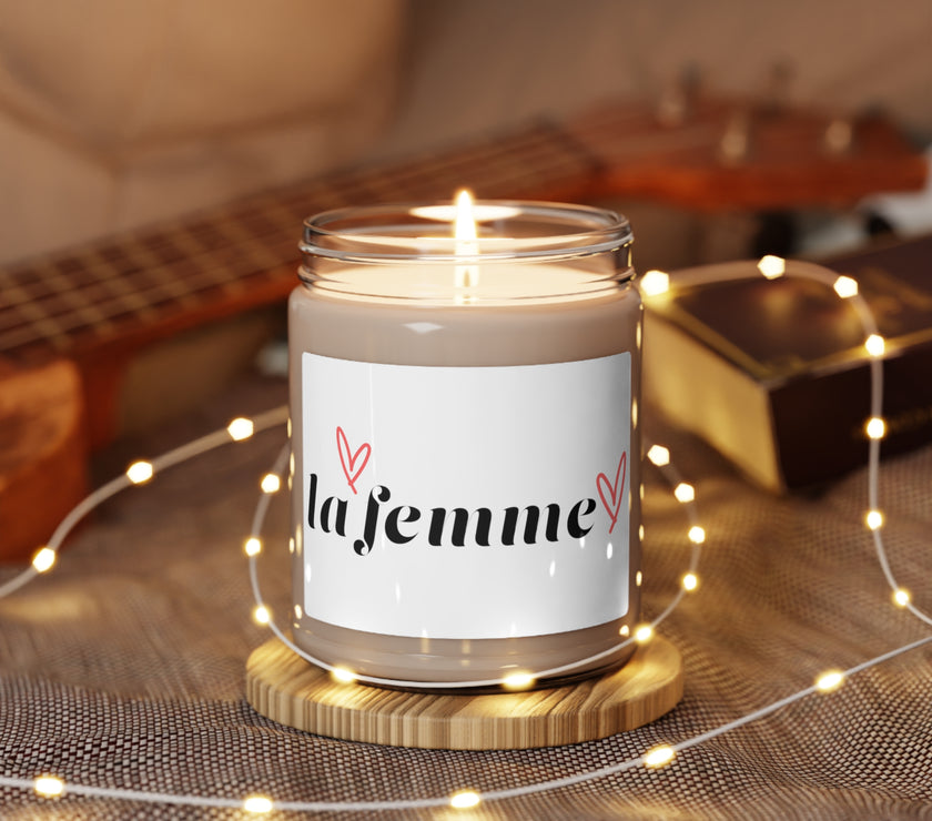 "La Femme" Sea Salt + Orchid Scented Soy Candle, 9oz