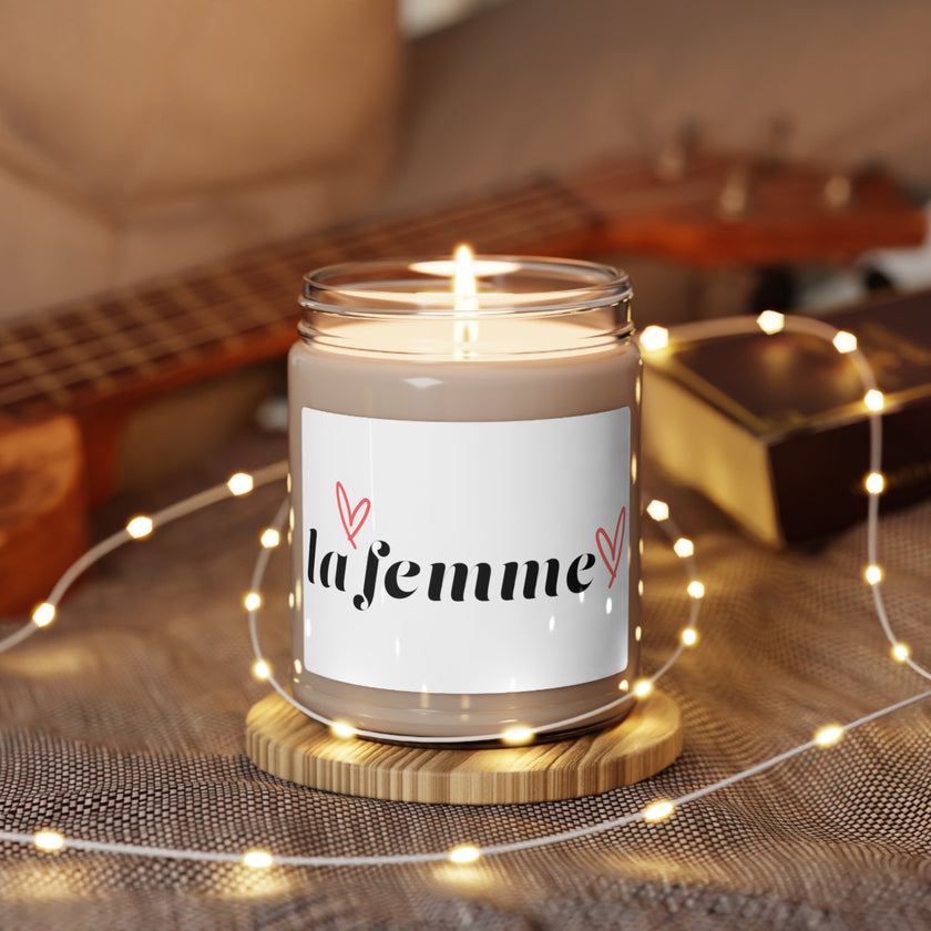 "La Femme" Sea Salt + Orchid Scented Soy Candle, 9oz