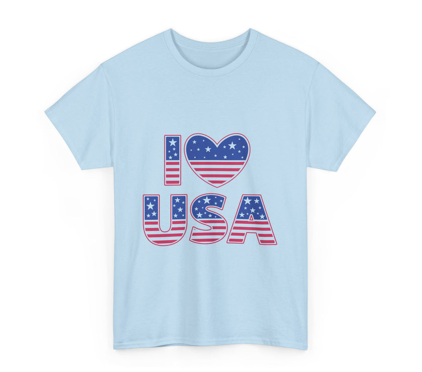 I Love America - Unisex Heavy Cotton Tee