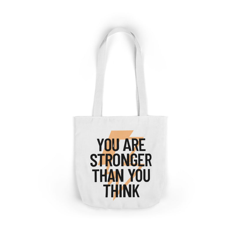 You are Stronger than you Think - Canvas Tote Bag, 5-Color Straps