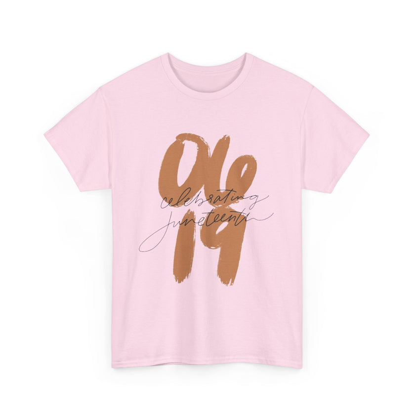 06-19 Celebrating Juneteenth - Unisex Heavy Cotton Tee