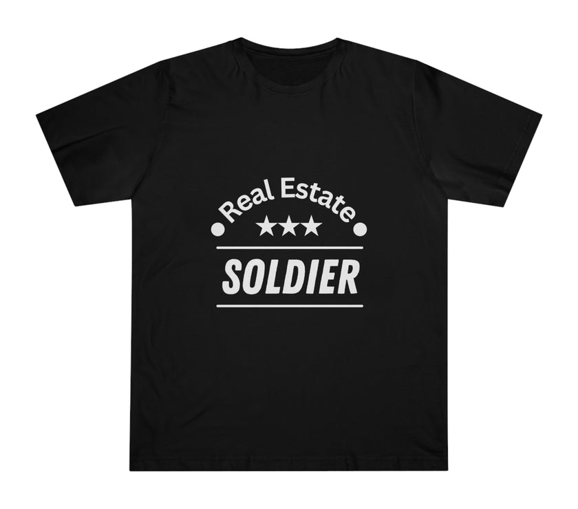 "Real Estate Soldier" Unisex Deluxe T-shirt