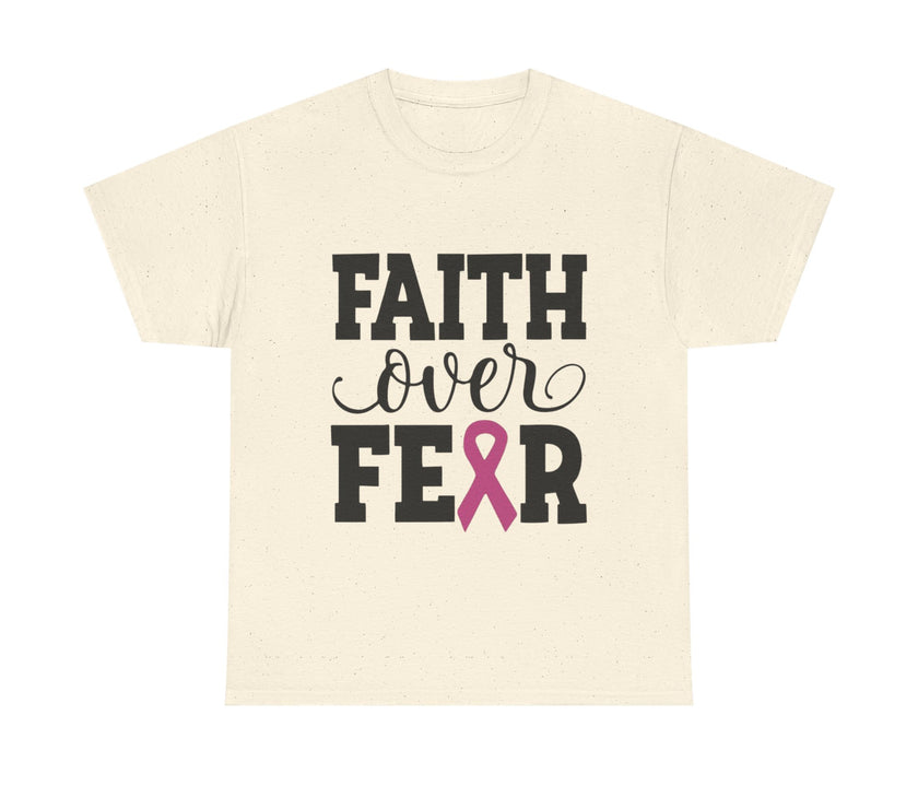 Faith Over Fear - Unisex Heavy Cotton Tee
