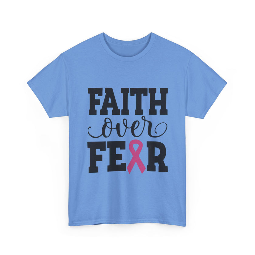 Faith Over Fear - Unisex Heavy Cotton Tee