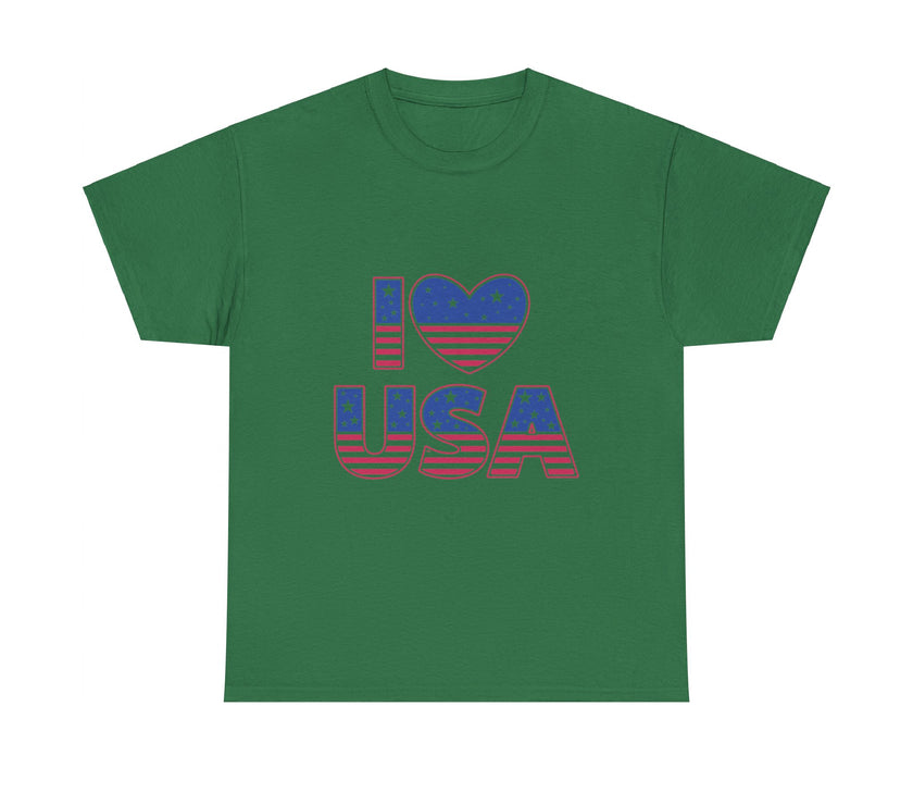 I Love America - Unisex Heavy Cotton Tee